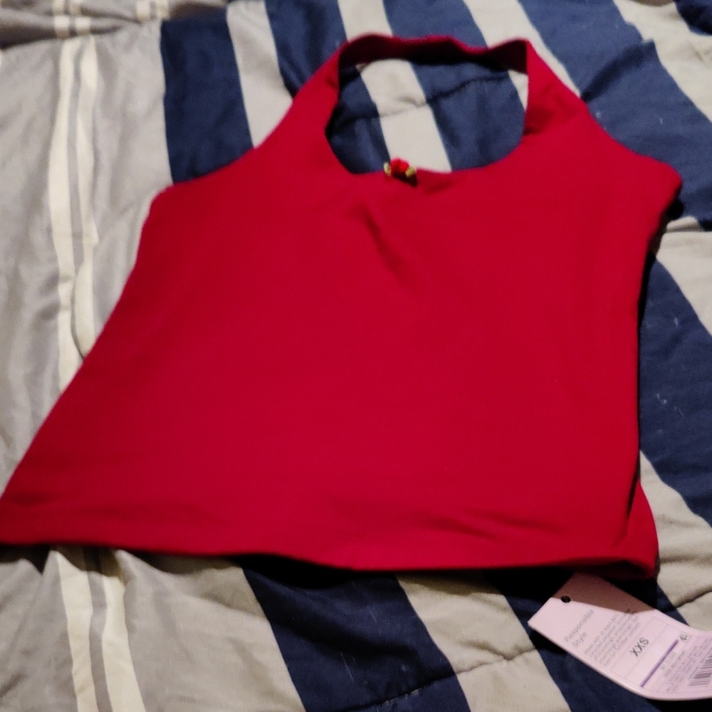 NWT Wild Fable Red Halter Camisole